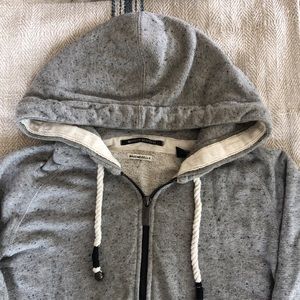 Scotch & Soda Maison Hoodie Grey metallic Sparkle Sweatshirt